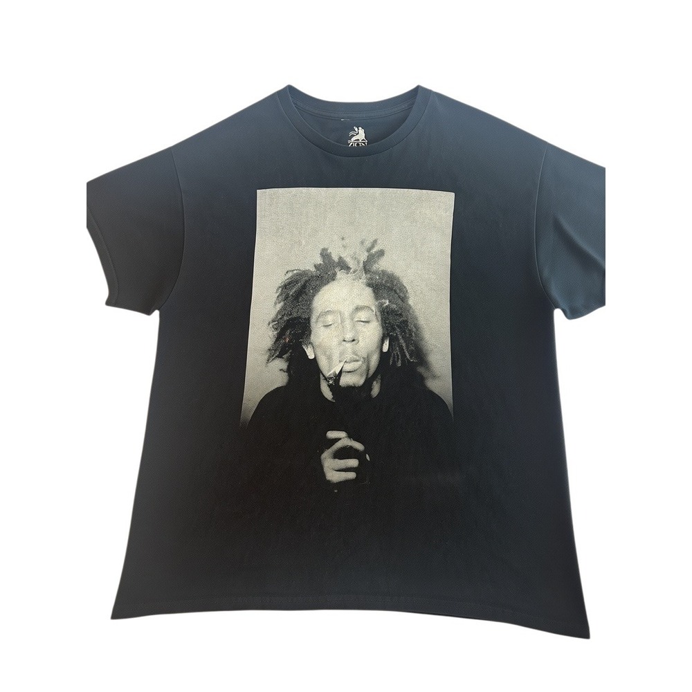 Bob Marley T-Shirt XL Zion Rootswear Reggae Music Tee Black